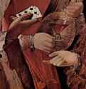 Шулер (с трефовым тузом). Фрагмент. 1624-1650 - Холст, маслоБароккоФранцияЖенева. Частное собрание